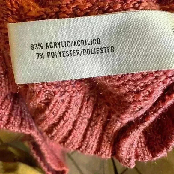 Pink‎ Mock-Neck Quarter-Zip Sweater Sz XL - Picture 9 of 9